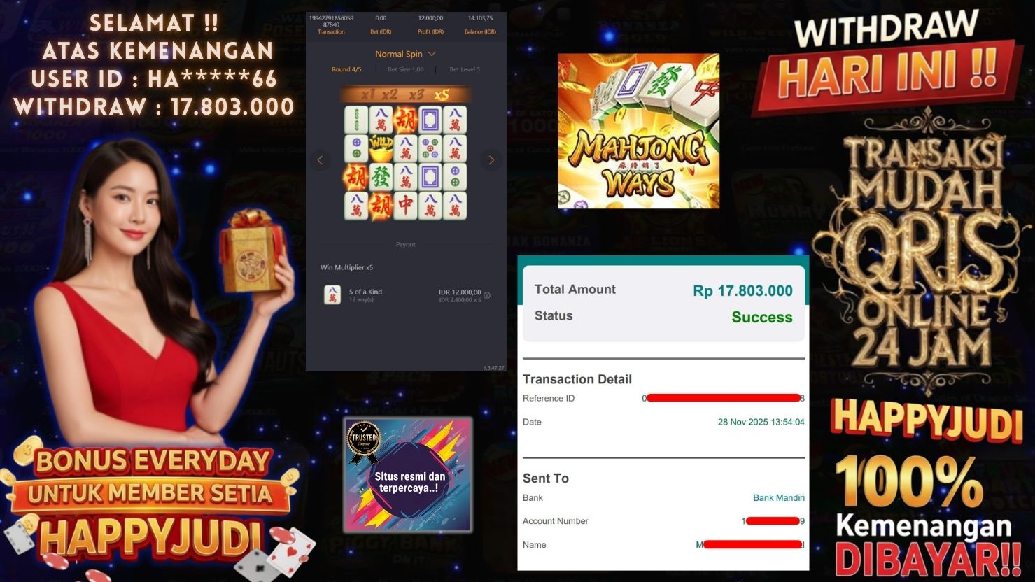 HAPPYJUDI JACKPOT SLOT MAHJONG WAYS